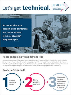 Three steps to a career technical education program for you!