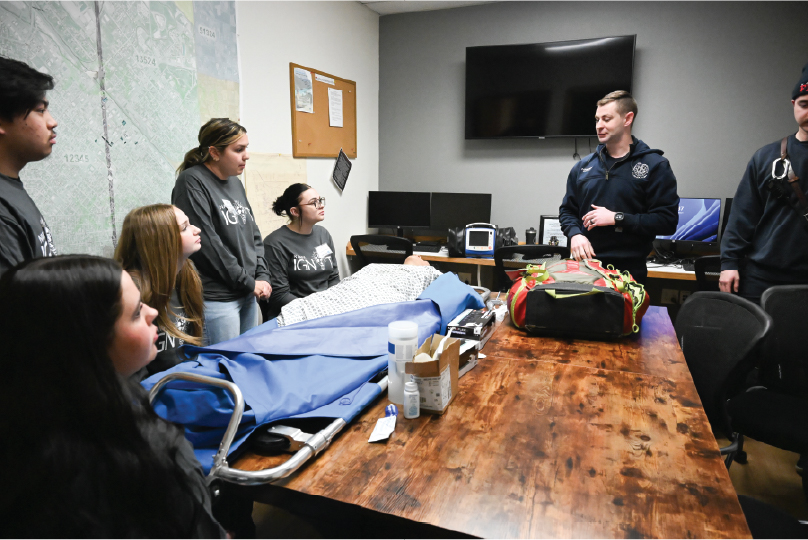 EMT students
