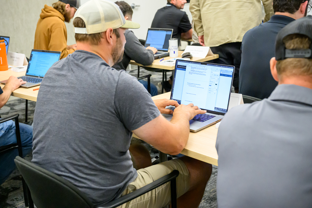 New educators attending the Industry to Educator course